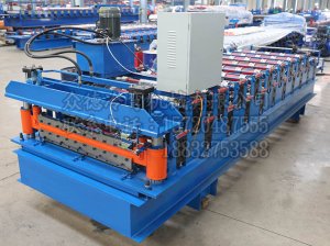 860-900双层彩钢瓦压型设备